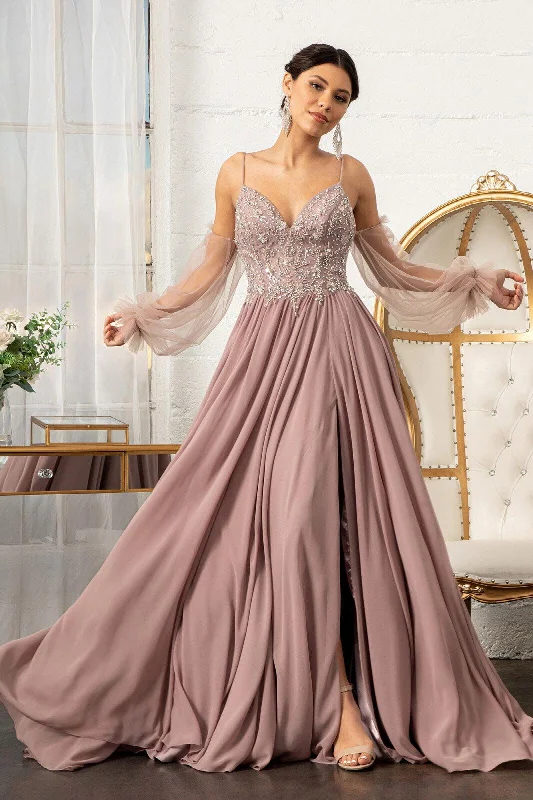 Prom Long Formal Chiffon Evening Dress